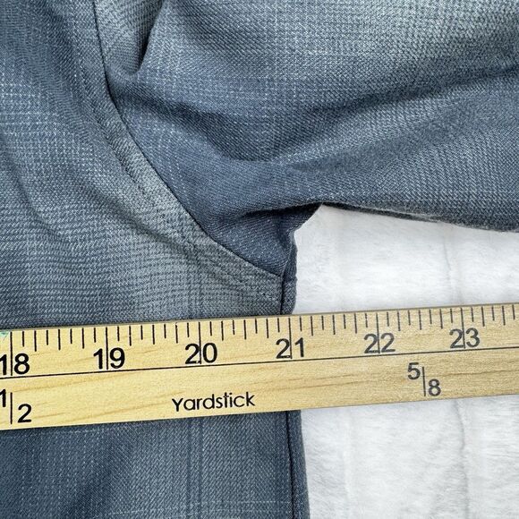 Bylt Trestles Flannel Shirt Men's Large Gray Plaid Double Pocket Embroidery Logo - Picture 3 of 12